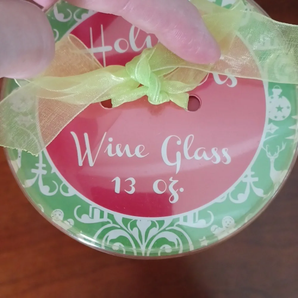 Holiday Wine Glass - 13oz.